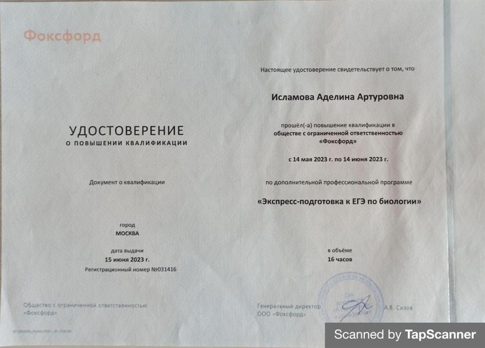 Курс повышения квалификации
