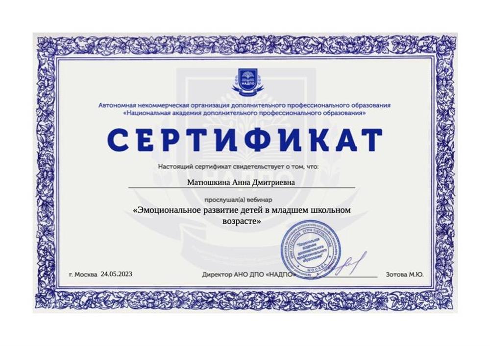 Эмоциональное развитие детей в младшем школьном возрасте