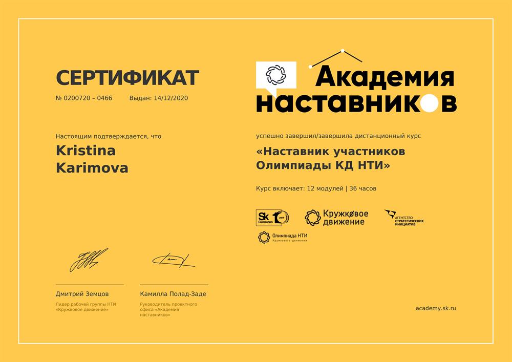 Академия наставников НТИ