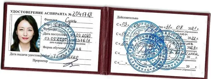 Аспирантский билет