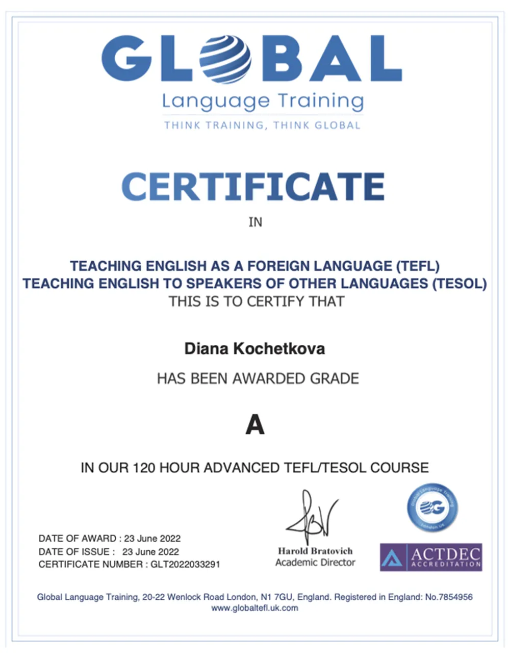 TESOL and TEFL