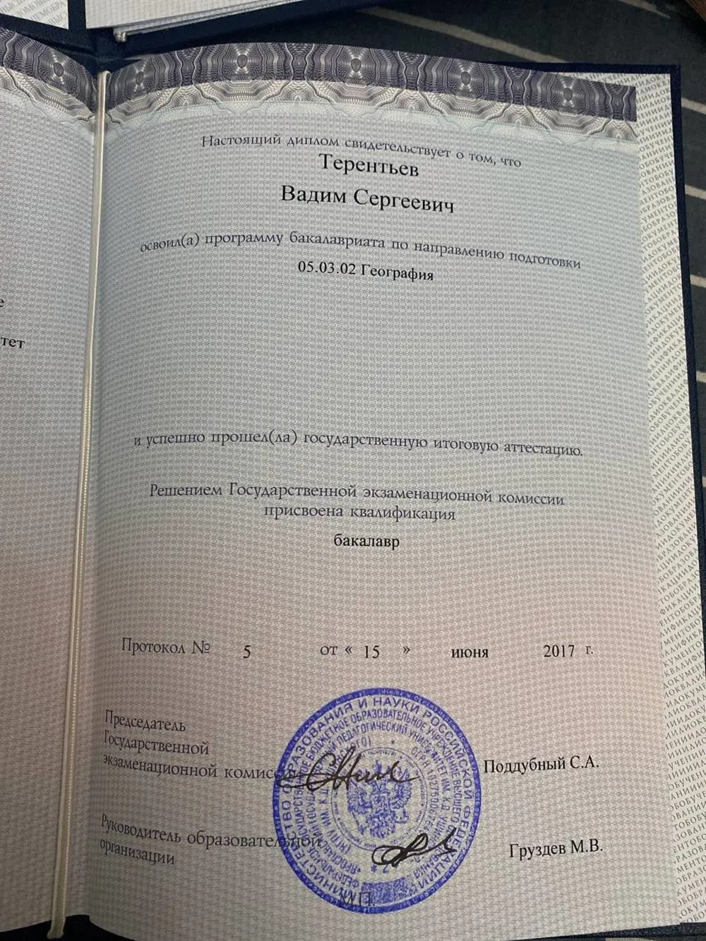 Диплом бакалавра 2017