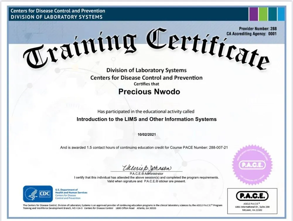 CDC LIMS and Other Information Systems