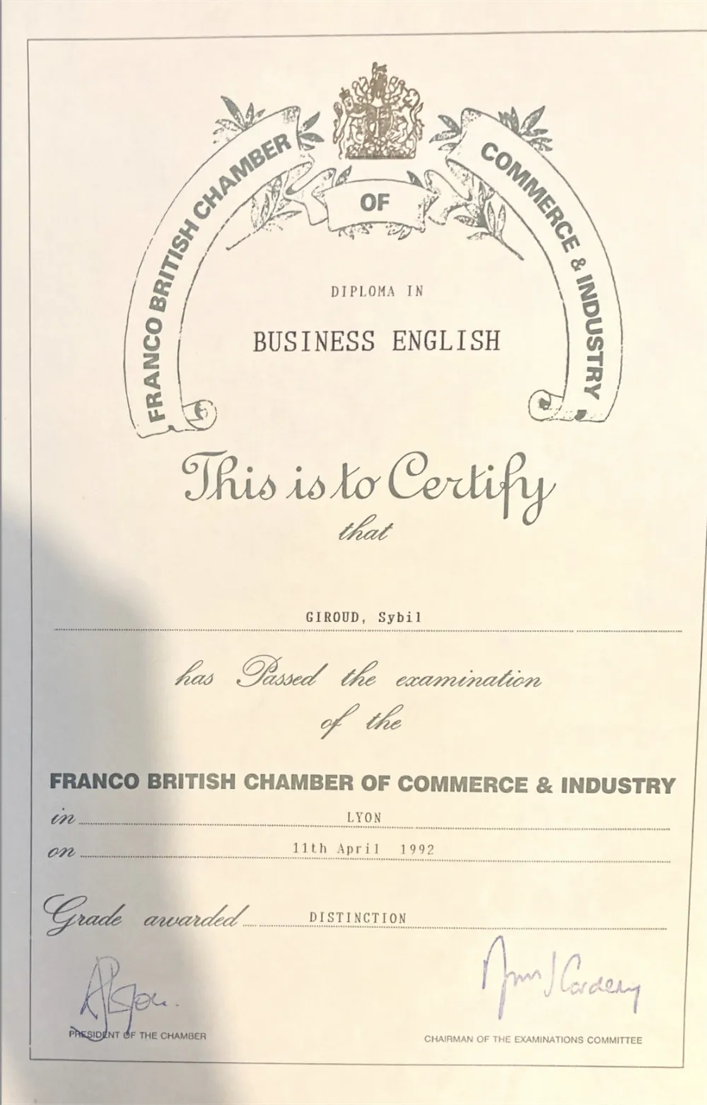 Franco-British Chamber of Industry - Business English
