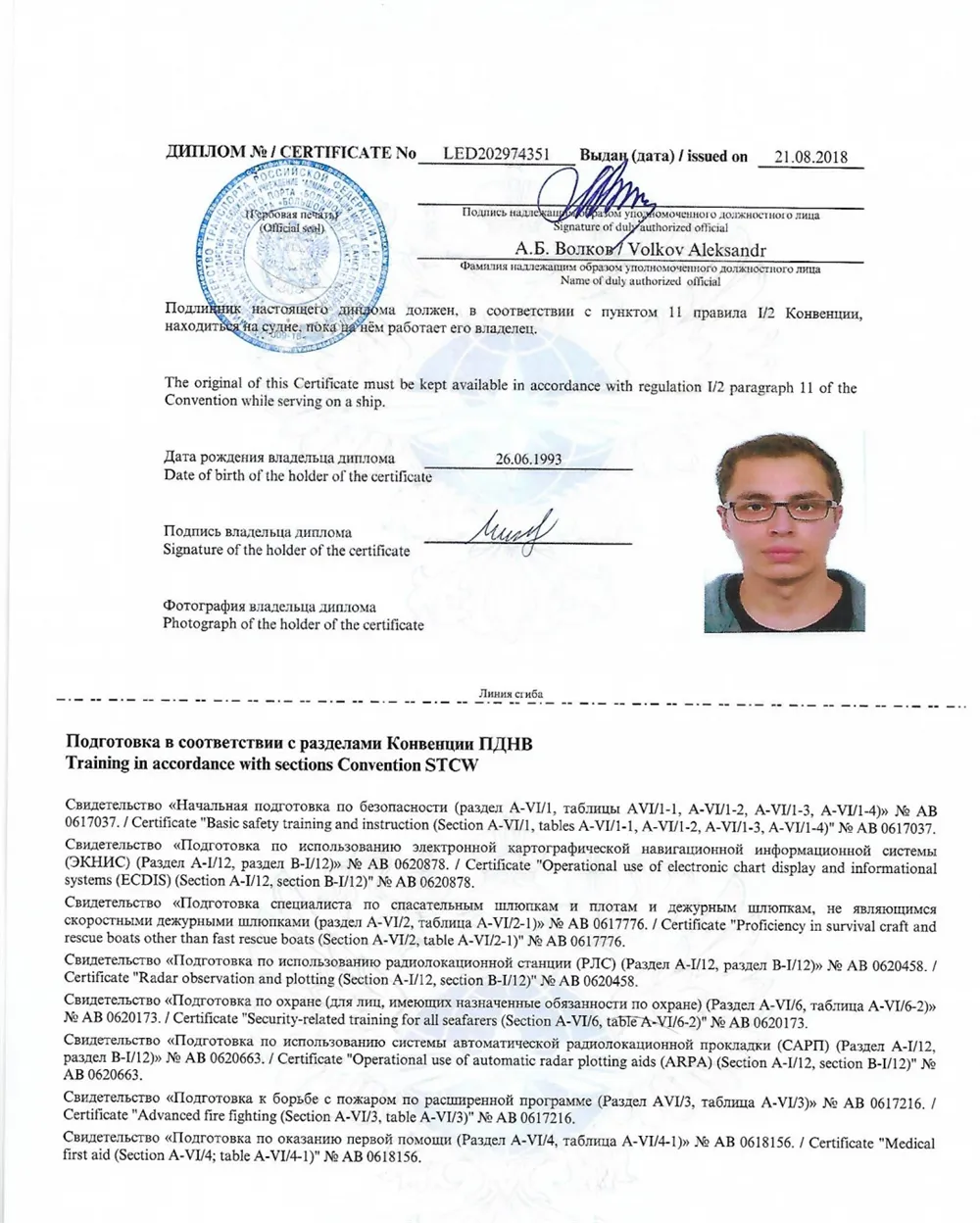 Рабочий диплом международный 