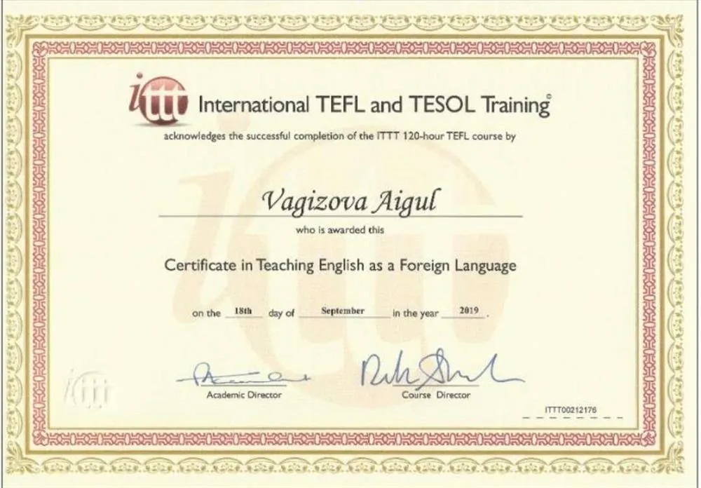TEFL 120 hours