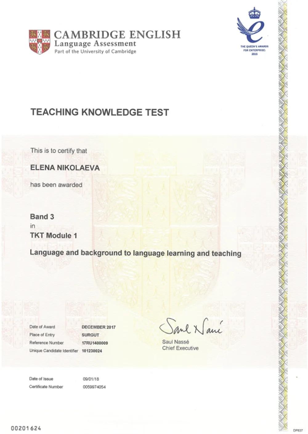 TKT Module 1