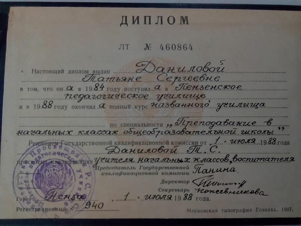 Диплом по специальности, фамилия изменена позже, на основании свидетельства о заключении брака ( предоставлю по запросу  при необходимости)