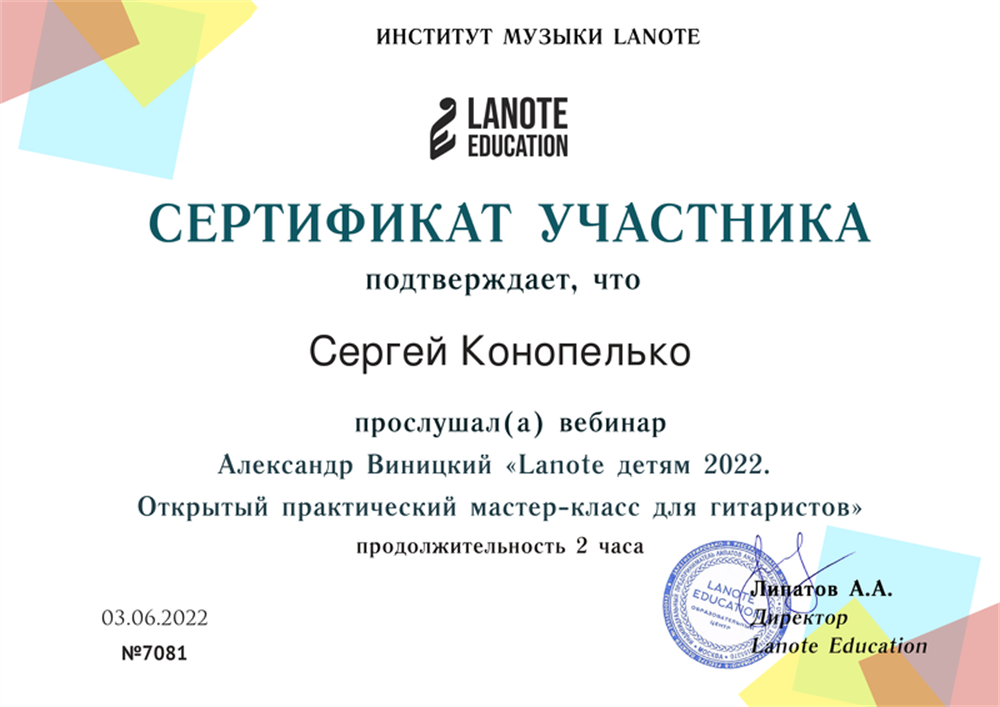 2022 г. Практический мастер-класс для гитаристов. А. Виницкий