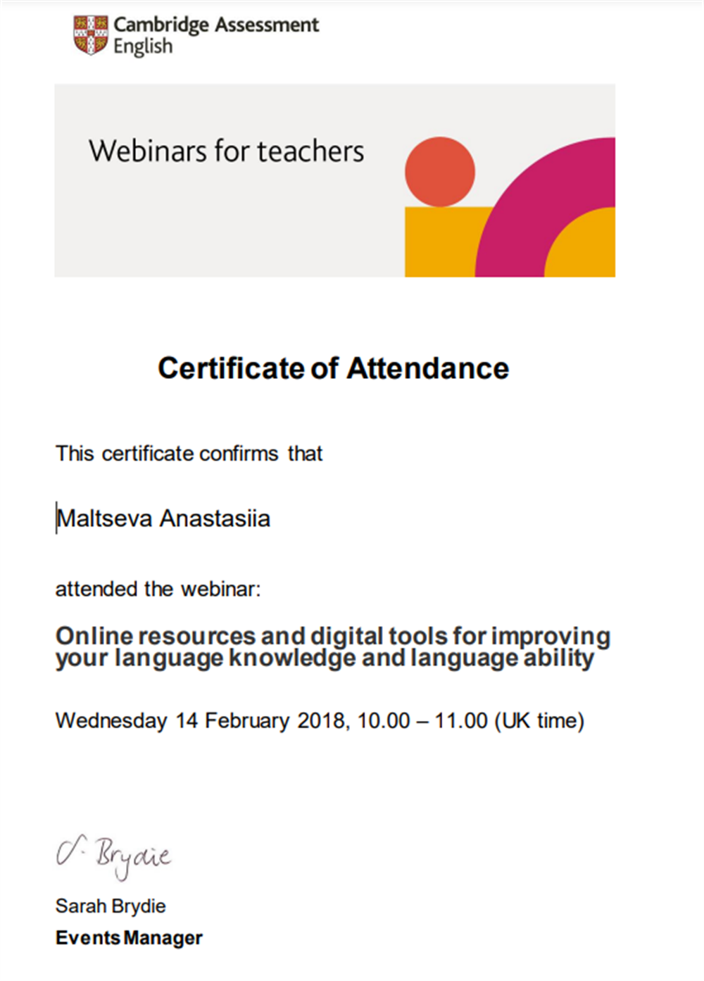 Cambridge Assessment English