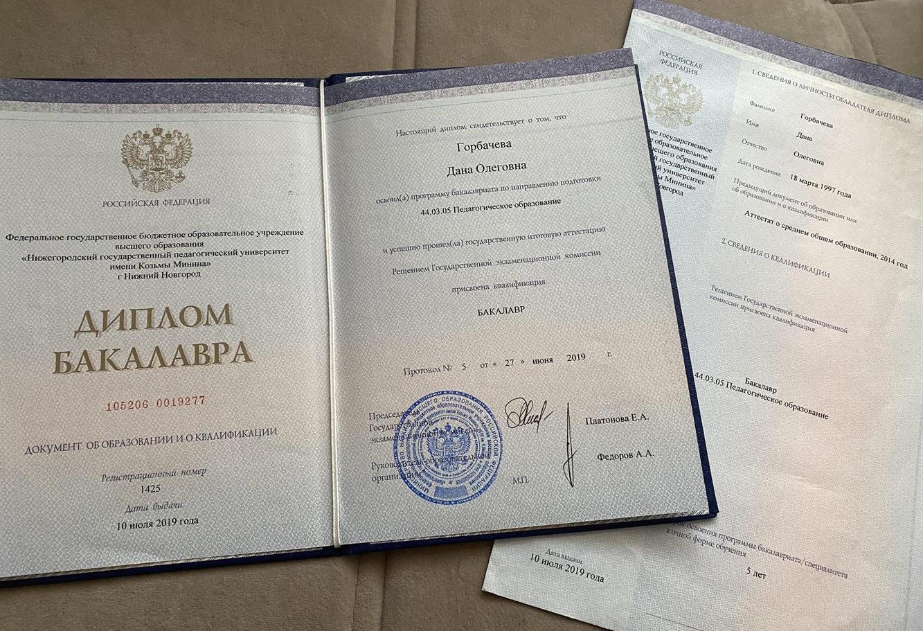 Диплом бакалавра