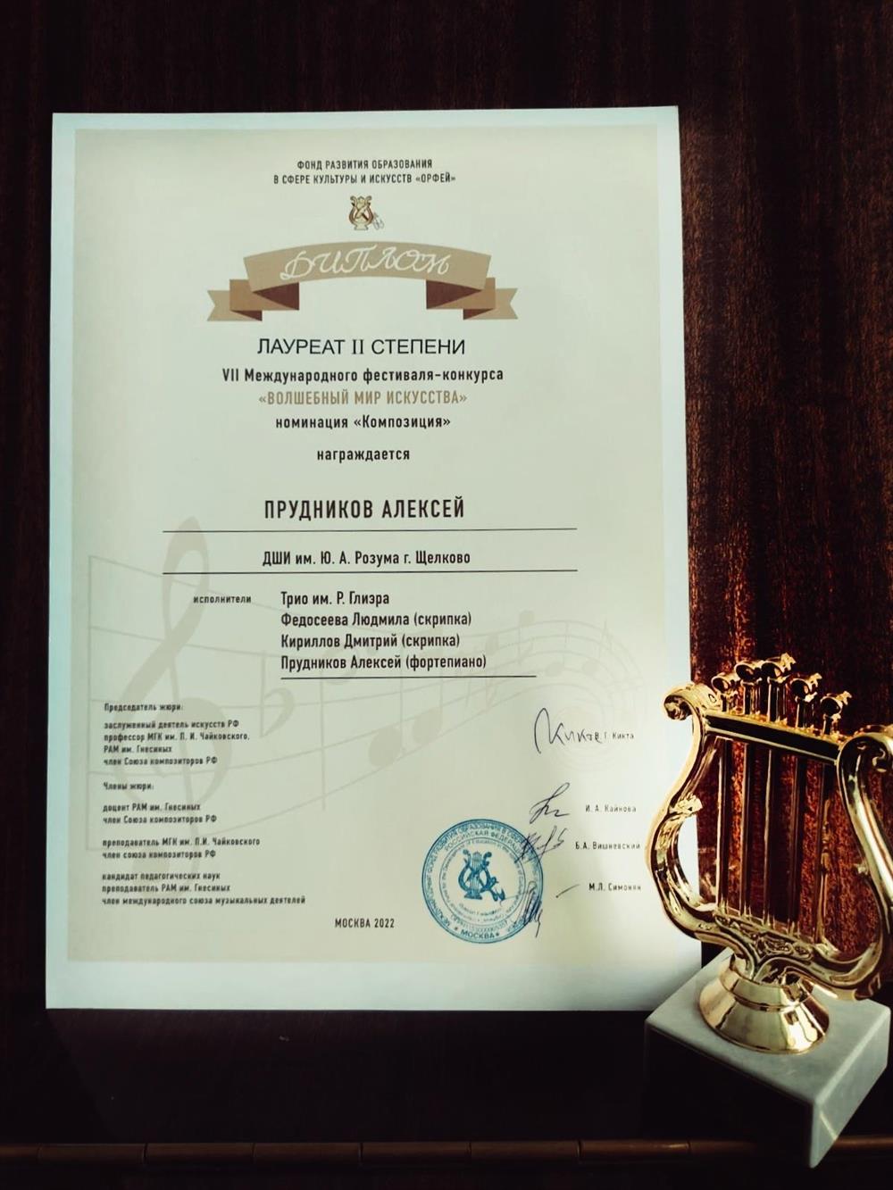 Диплом Лауреата 