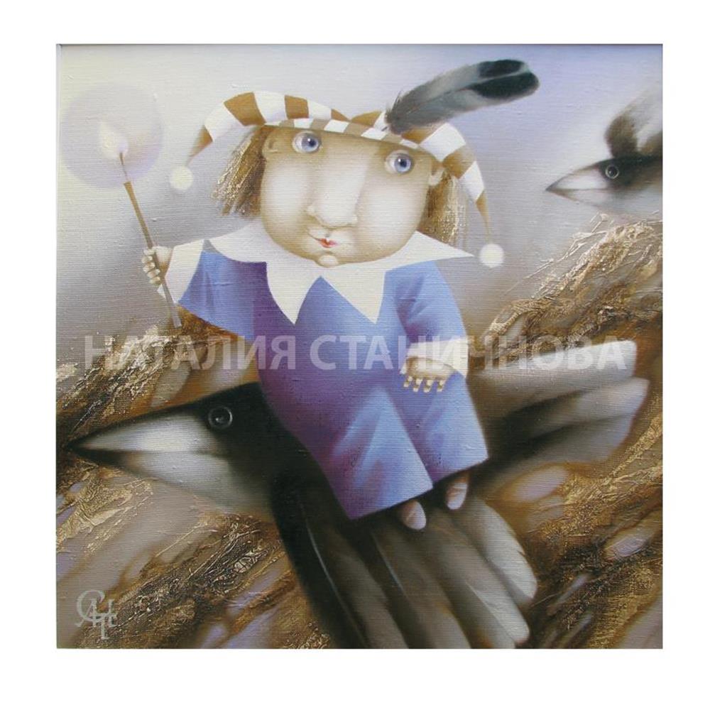 "Ветер перемен", 45х45, х.м.