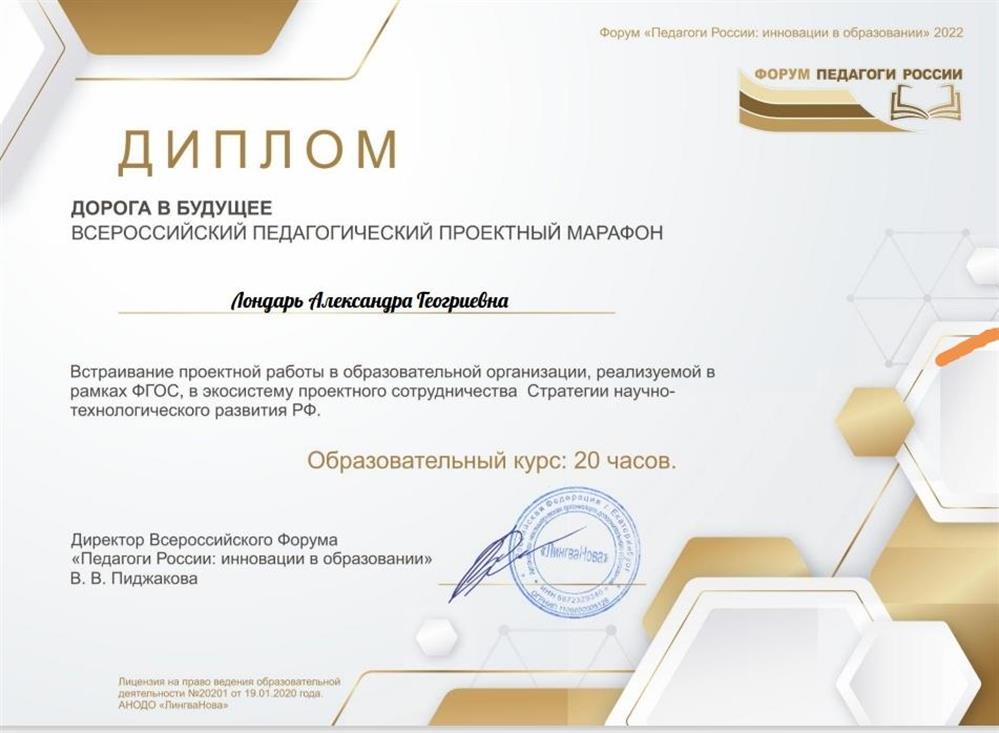 Проектные работы