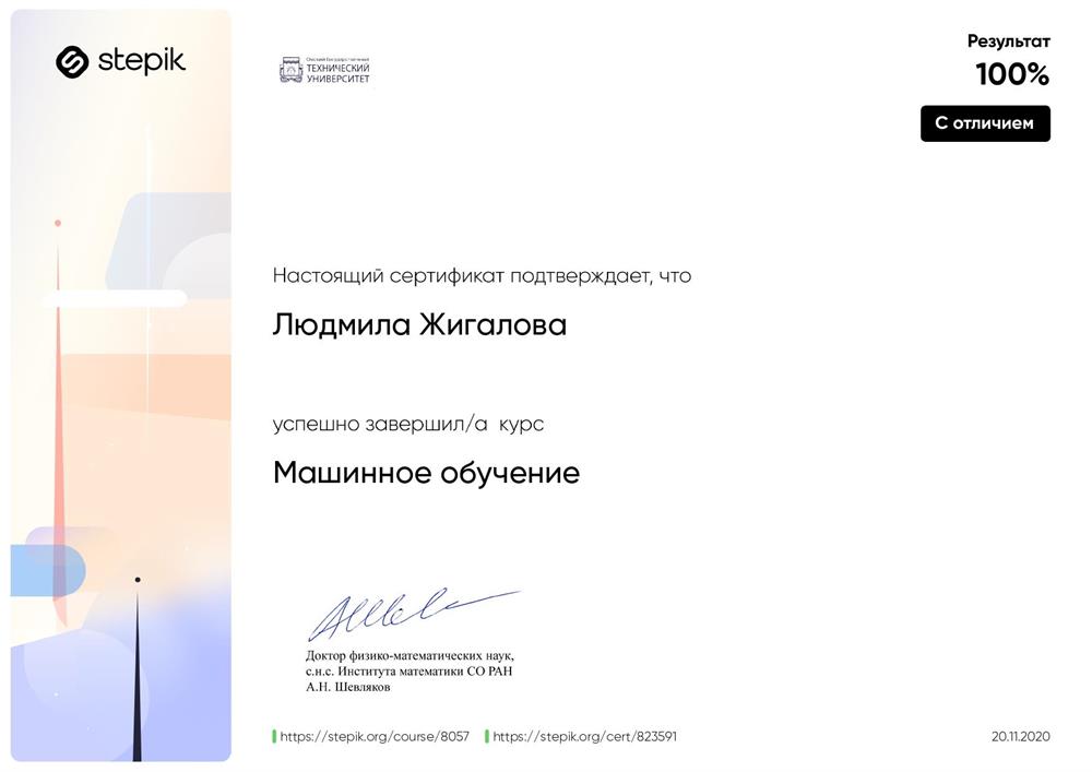 Машинное обучение