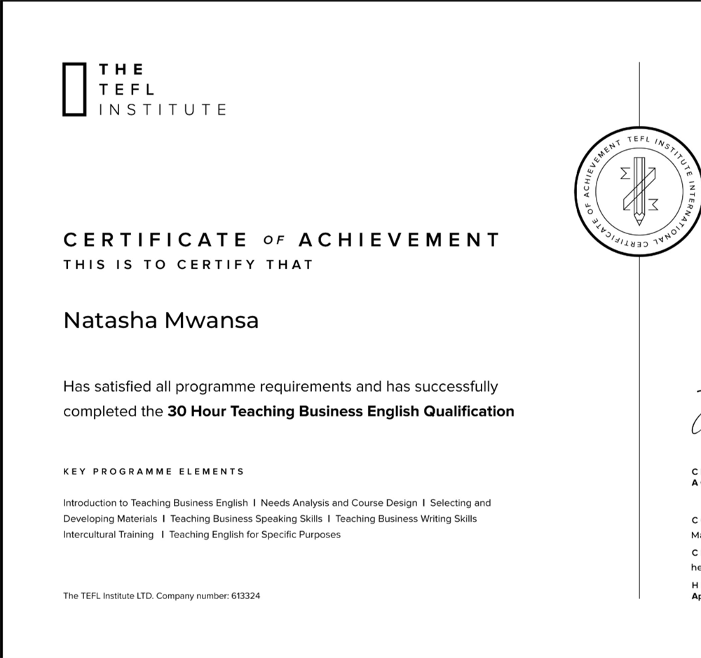 Teaching business English 