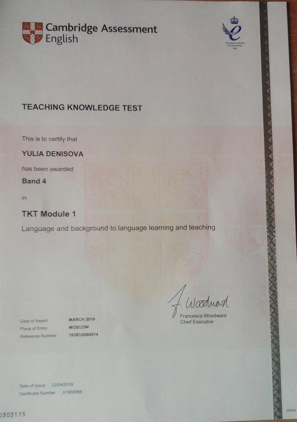 TKT Module 1