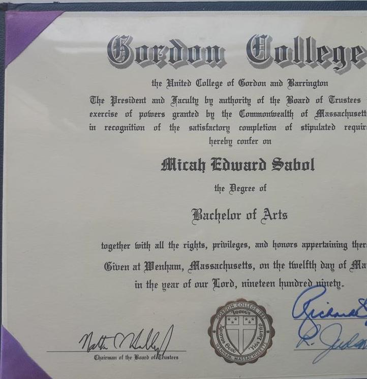 University Diploma