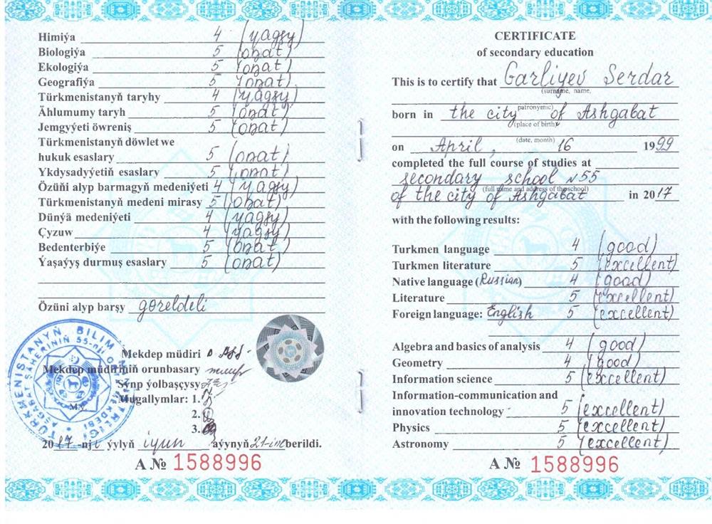 аттестат