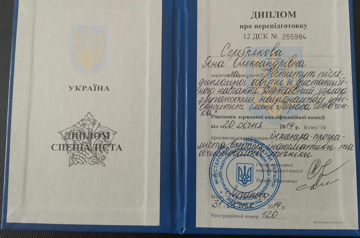 Диплом учителя информатики (специалист) 