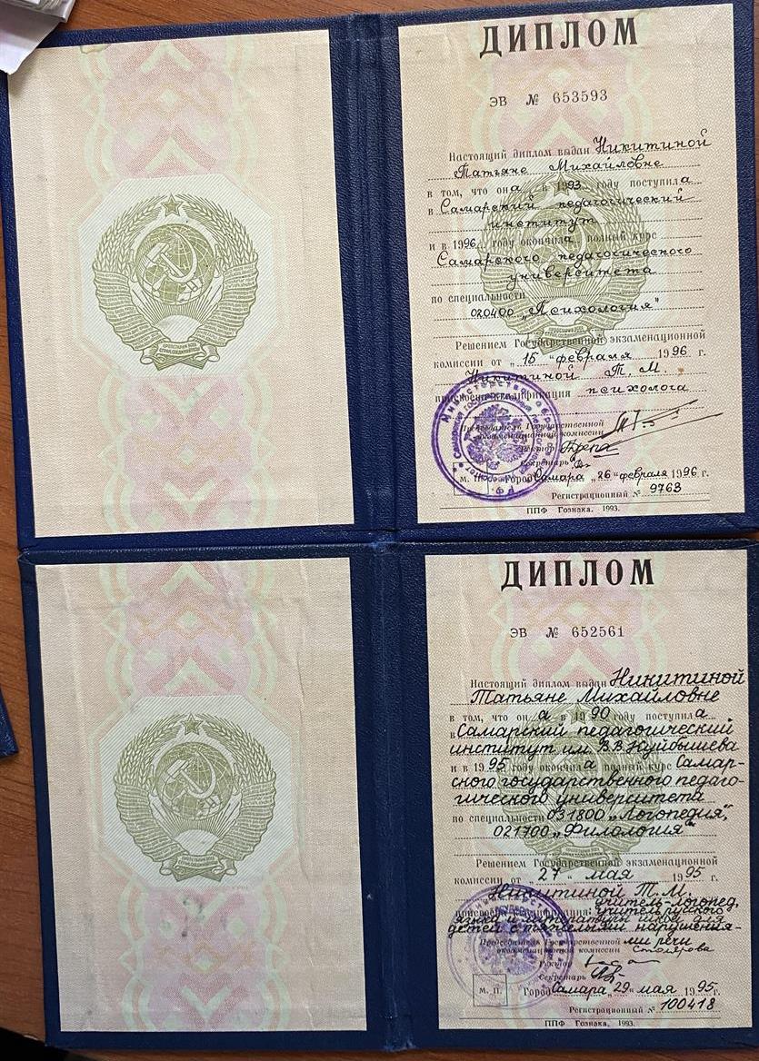 Дипломы