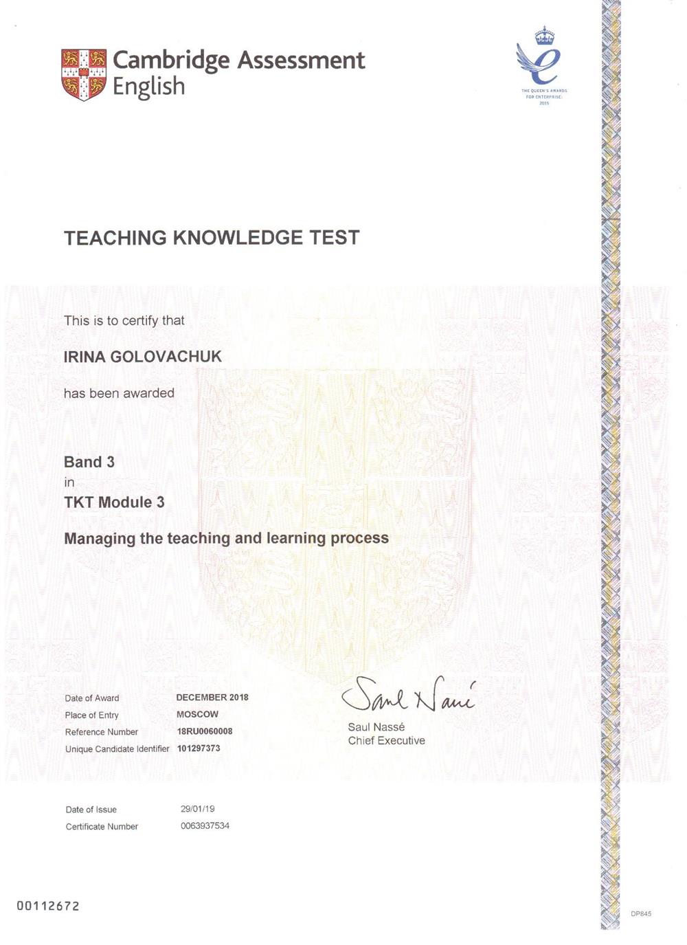 TKT Module 3
