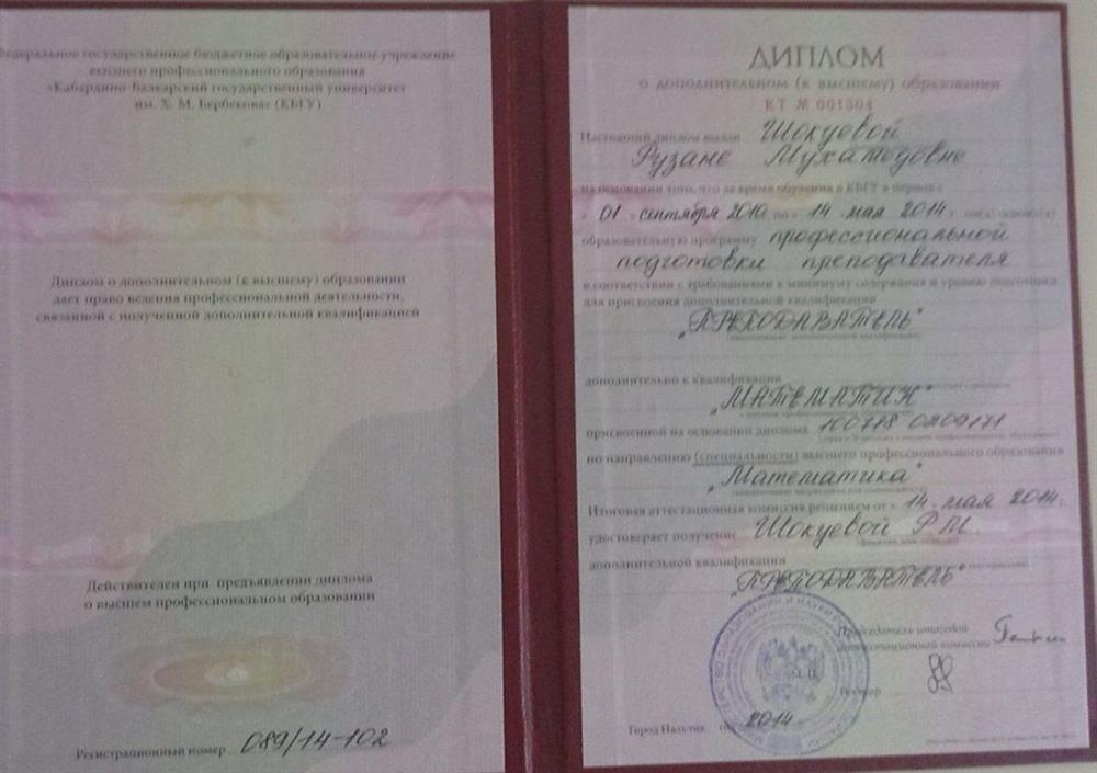 Диплом педагога 