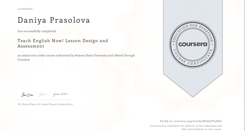 Lesson design and assesment