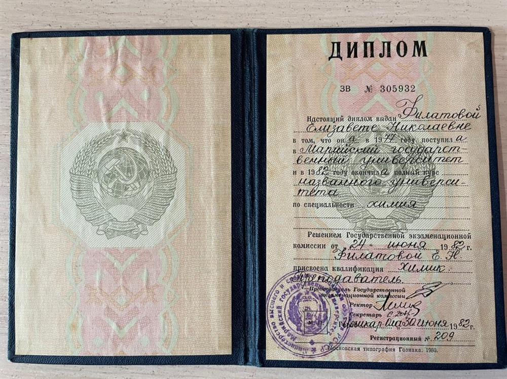 Диплом об образовании