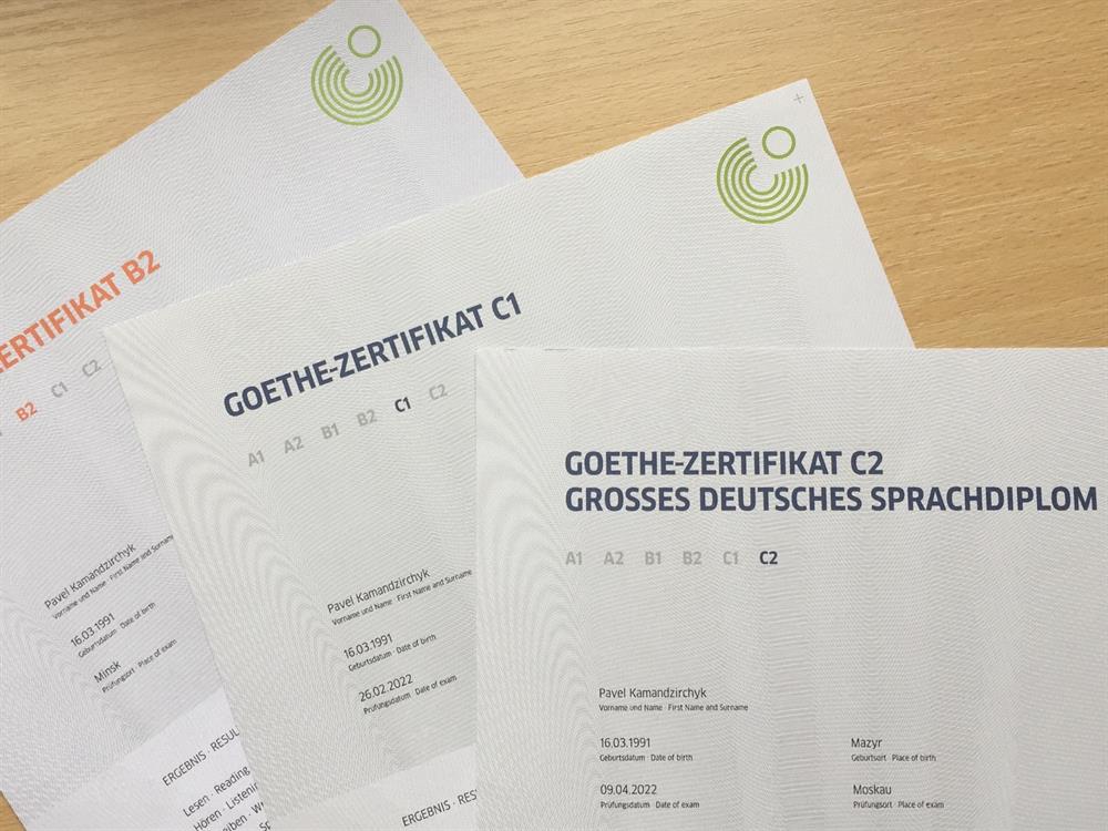 Goethe-Zertifikate