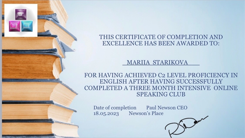 3 month intensive speaking club 2023 