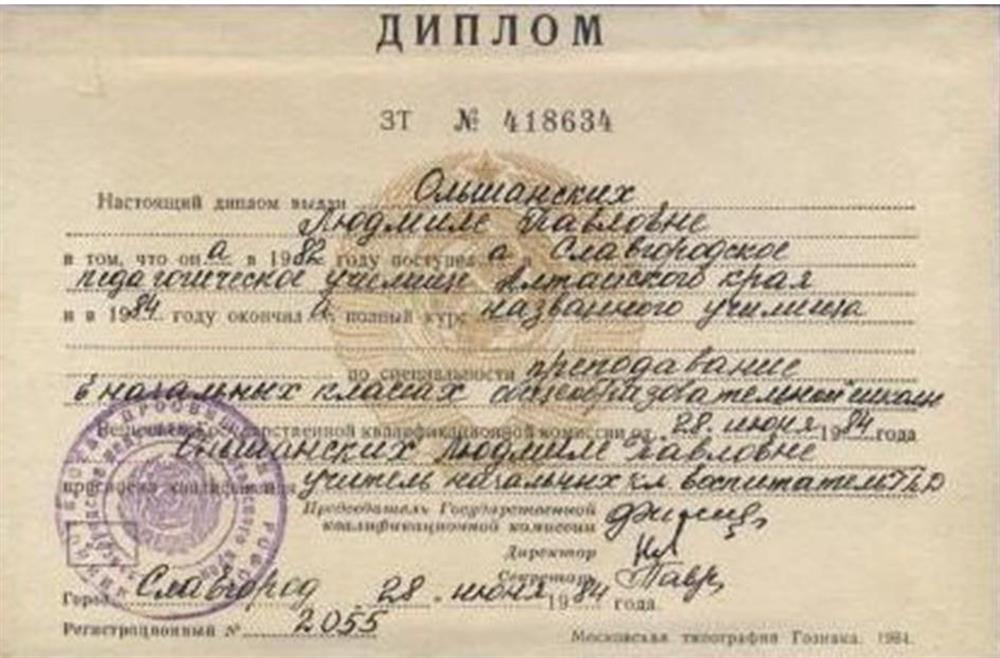 Диплом училища