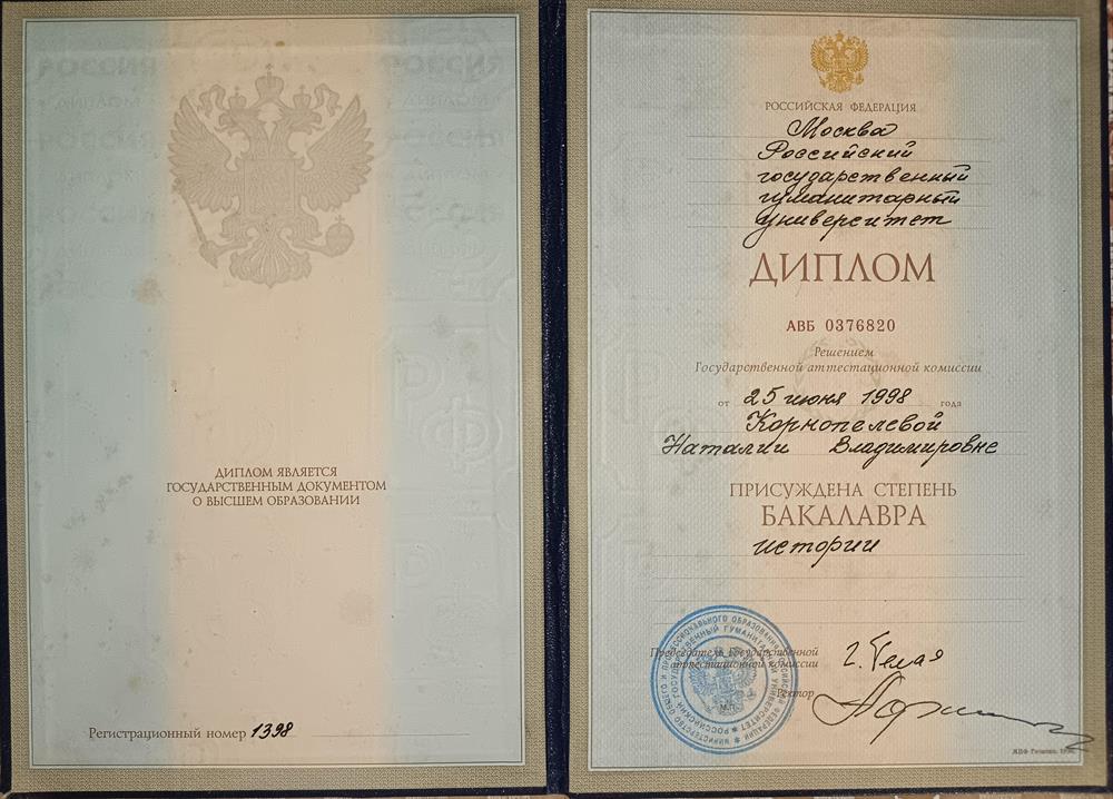 Диплом об окончании
