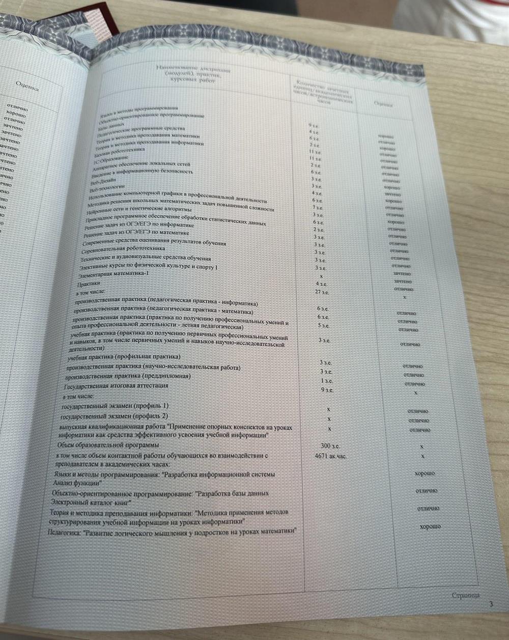 Педагогический диплом