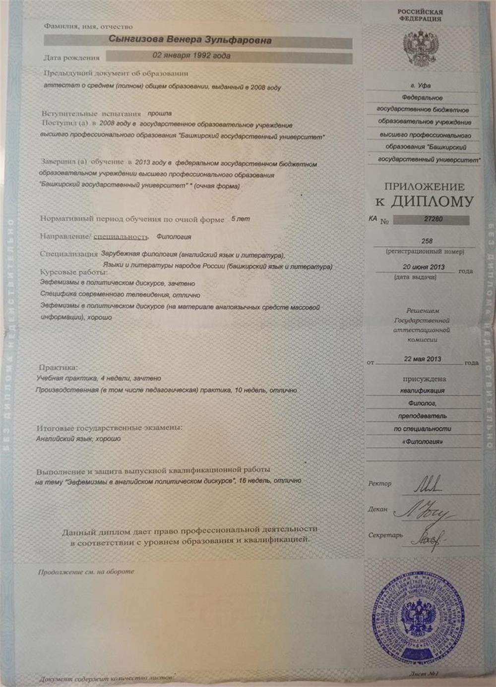 Диплом- спец. Филология (2 стр.) 