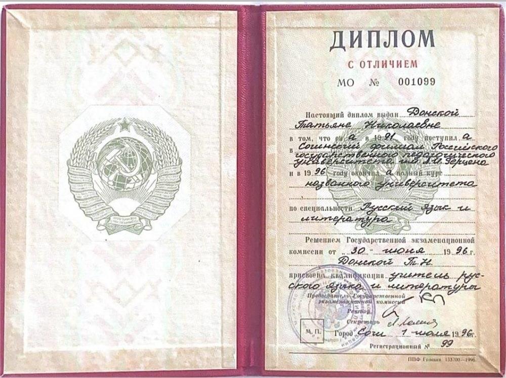 Диплом с отличием