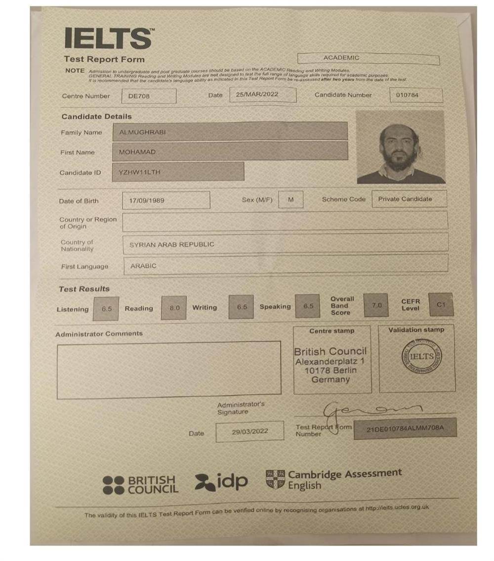 IELTS EXAM REPORT