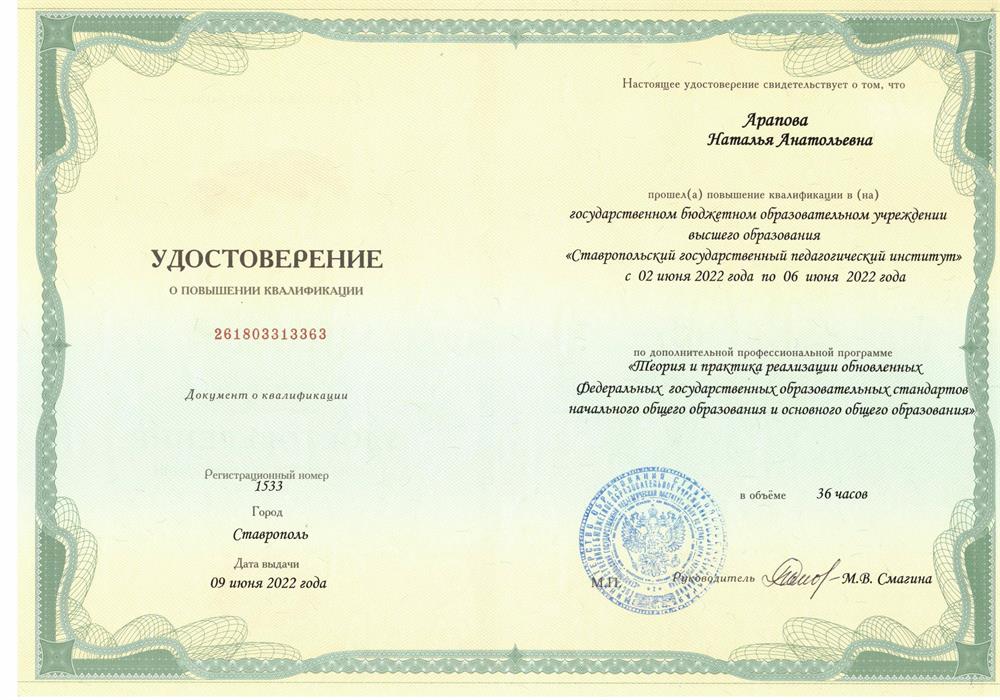 Удостоверение. 