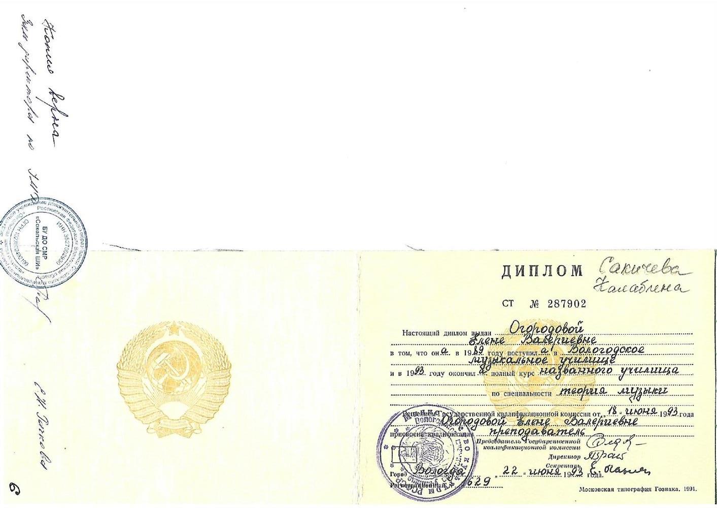 Диплом ВМУ