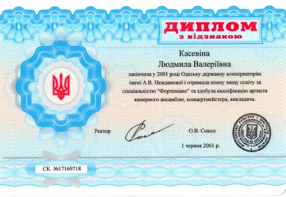 Диплом магистра