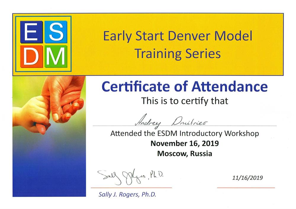 Early Start Denver Model Training Series