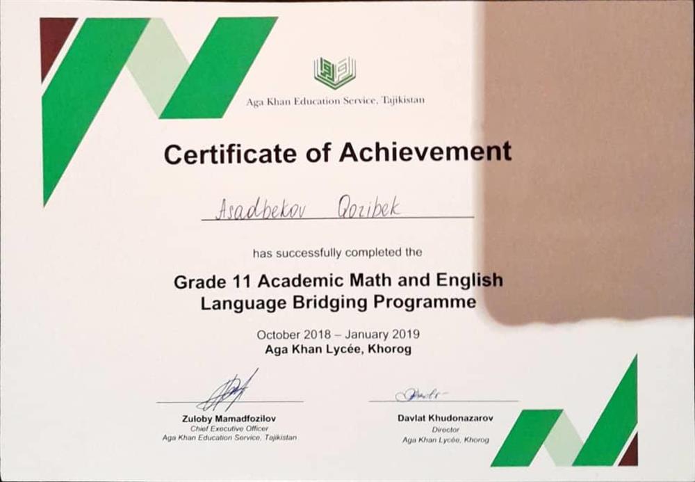  Academic Math and English Language