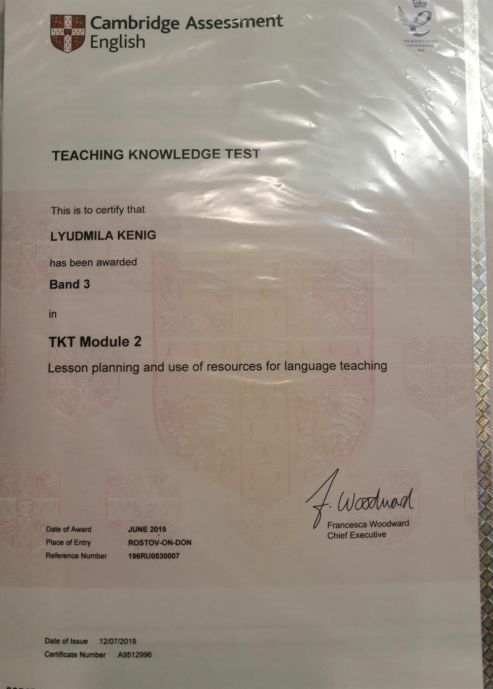 TKT Module 2