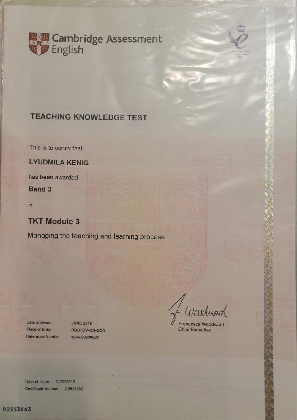 TKT Module 3