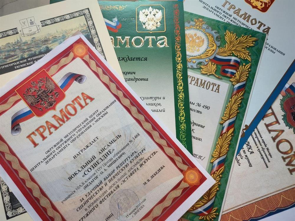 Дипломы, грамоты