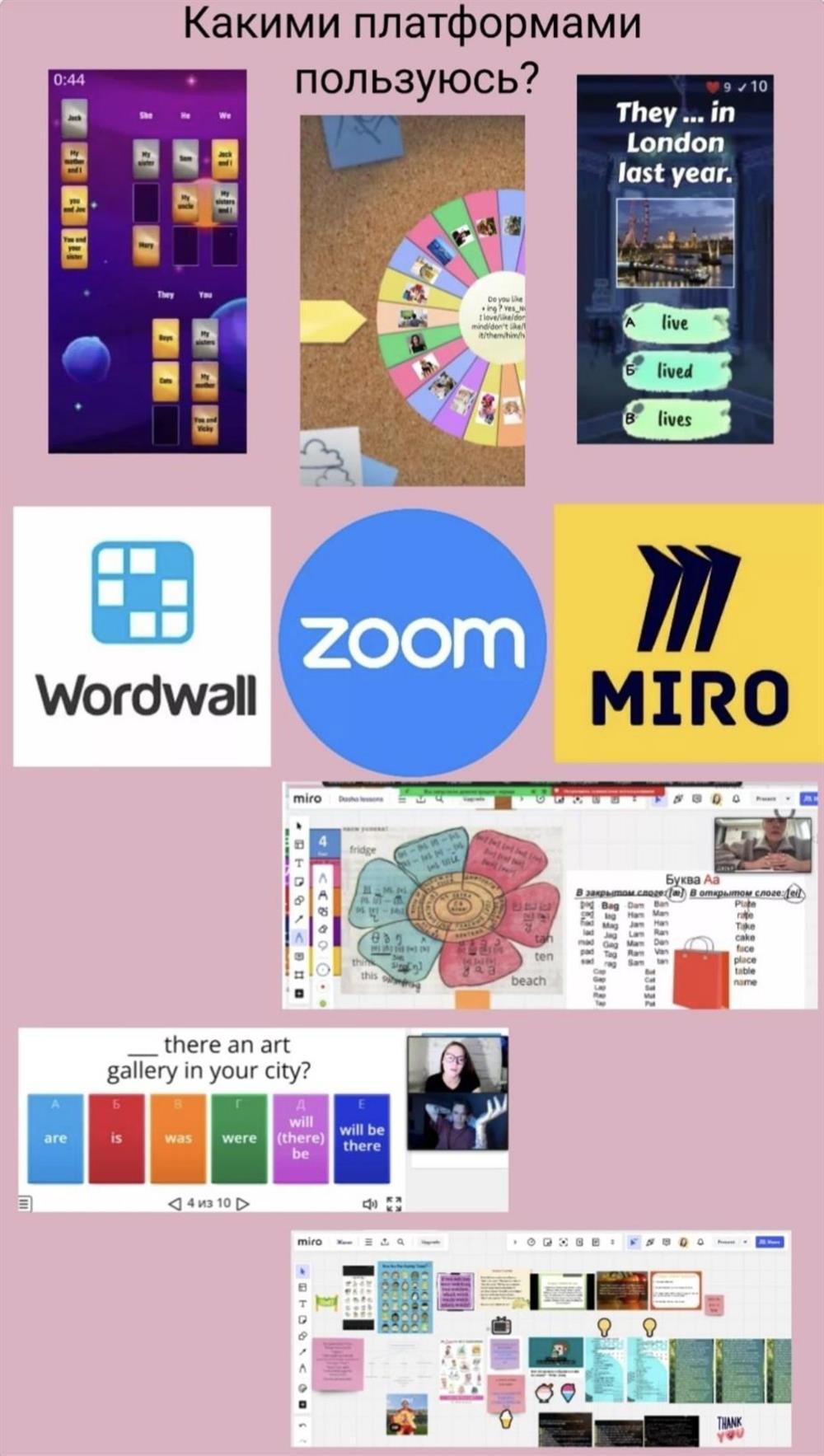 Какими платформами пользуюсь. 