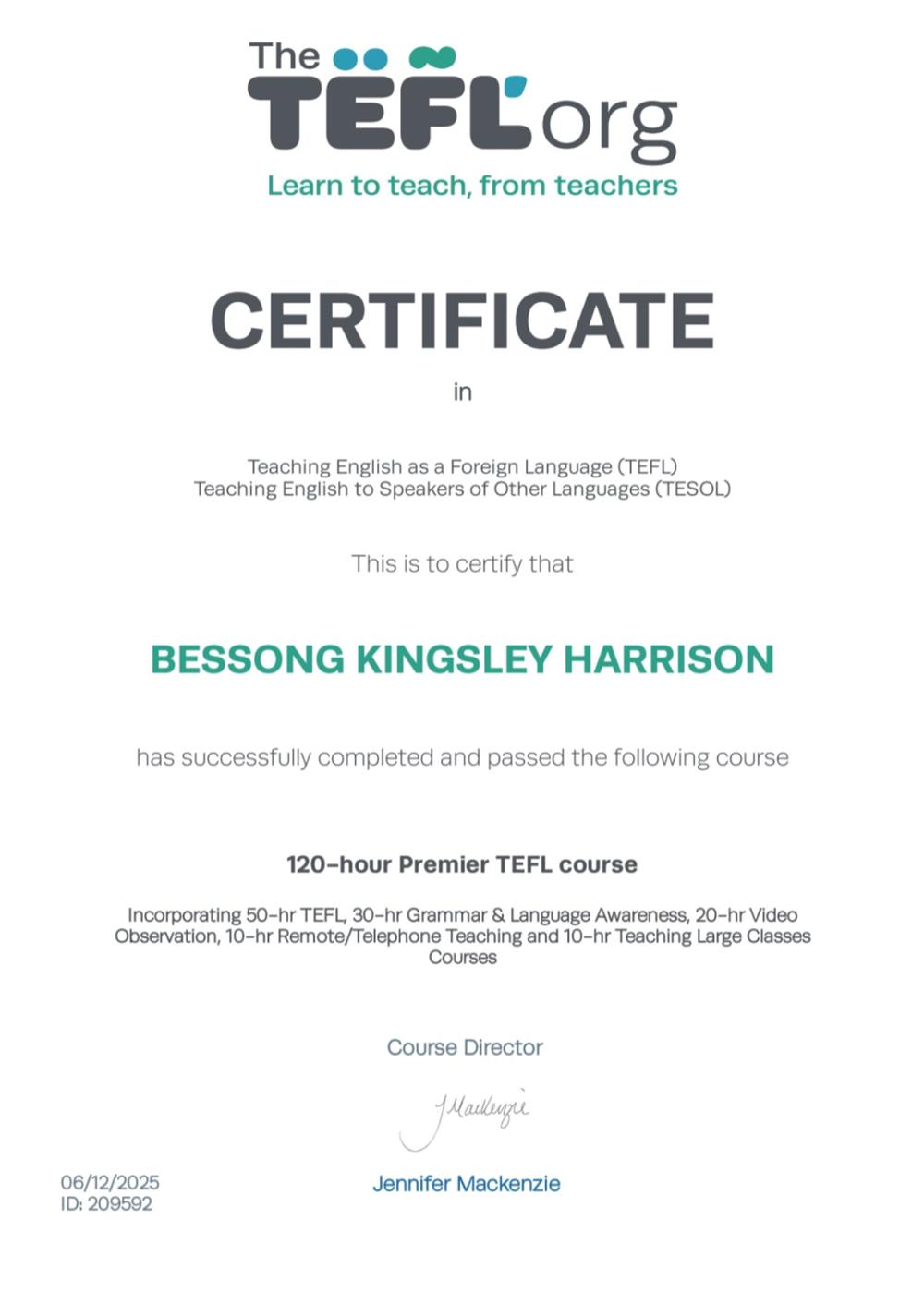 TEFL Org. United Kingdom 