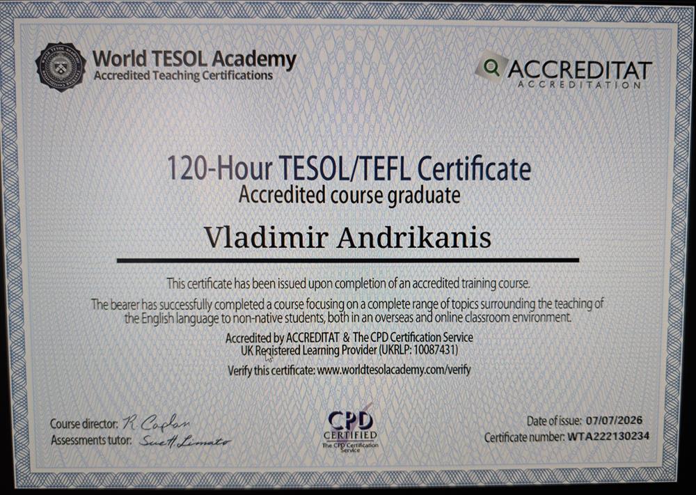 TESOL/TEFL