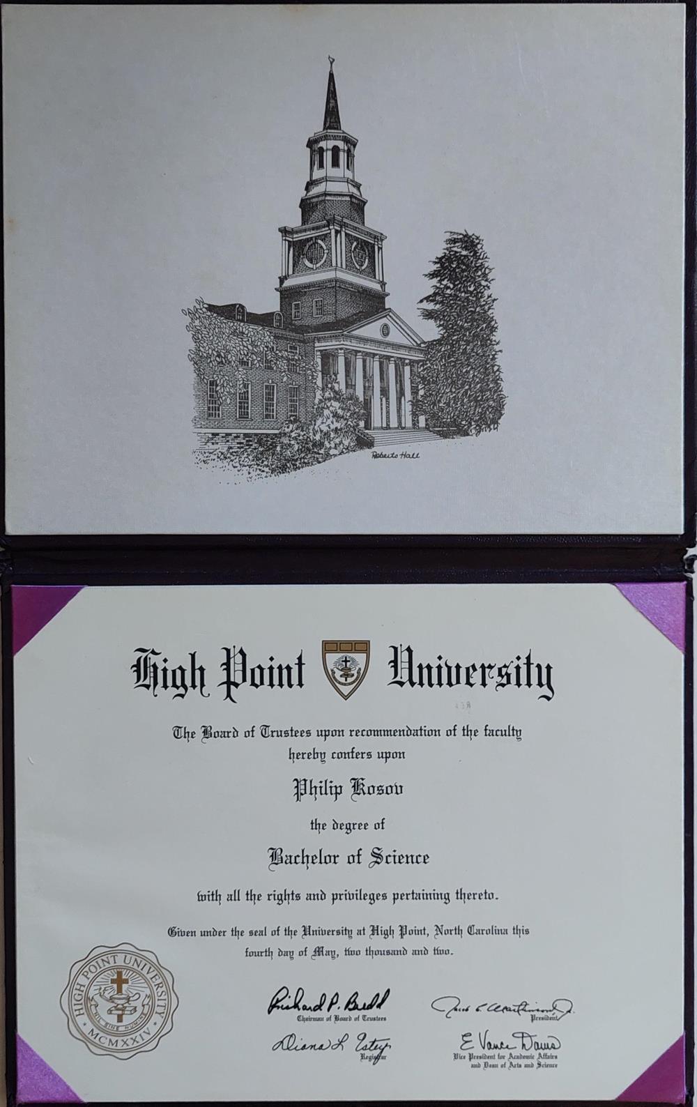 My University Diploma 