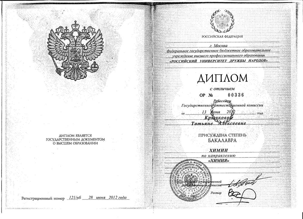 Диплом бакалавра